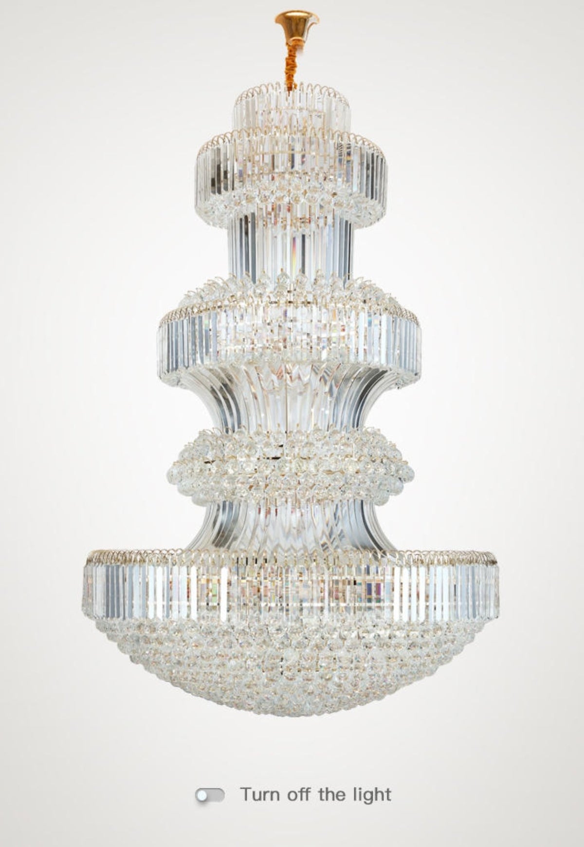 Large French Crystal Chandelier - Reflect Lighting