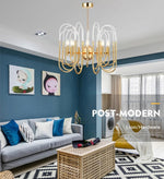 U Shape Acrylic Chandelier - Reflect Lighting