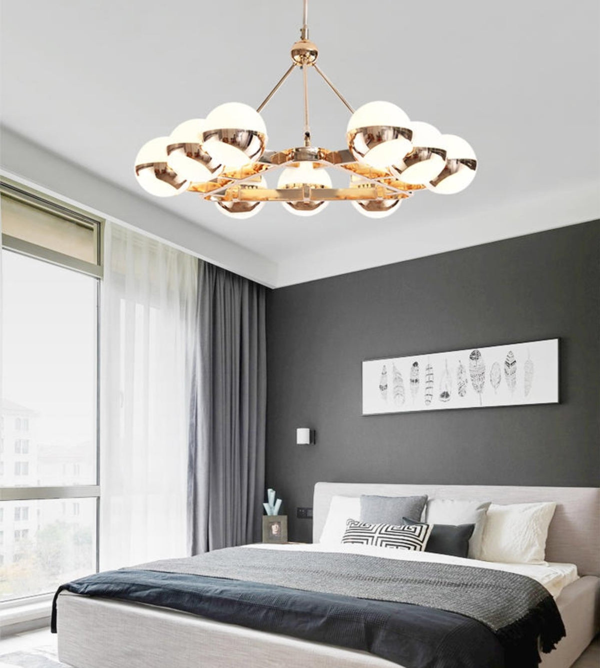 Magic Bean Ball Chandelier - Reflect Lighting