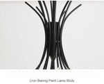 Beaded Black Flower Crystals Chandelier - Reflect Lighting