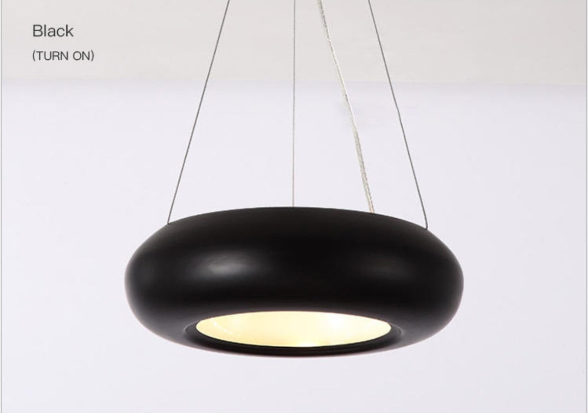 Oval Chandelier-Rose Gold & Black - Reflect Lighting
