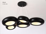 Oval Chandelier-Rose Gold & Black - Reflect Lighting