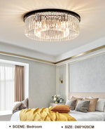 Round Brass Ceiling Light - Gold/Chrome/Black - Reflect Lighting
