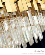 Full Set Gold Crystal Chandelier Light - Reflect Lighting