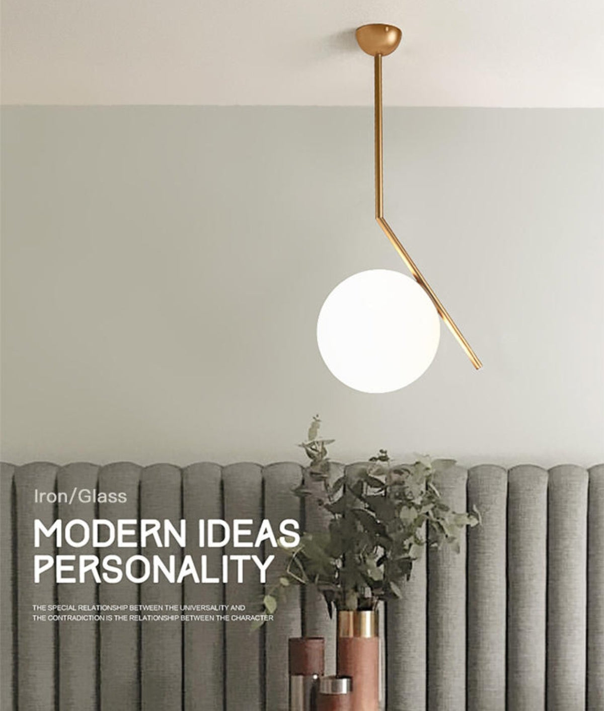 Nordic Glass Hanging Light