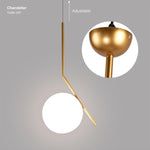 Nordic Glass Hanging Light