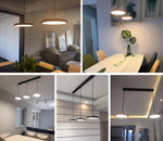 Simple Metal Led Pendant Lighting- 8 Colours