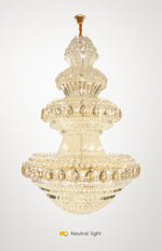 Large Beaded Crystal Chandelier - Reflect Lighting