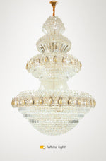 Large Beaded Crystal Chandelier - Reflect Lighting