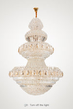 Large Beaded Crystal Chandelier - Reflect Lighting