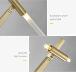 Agnes Design Chandelier- Gold & Black