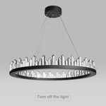 Black Stoned Chandelier