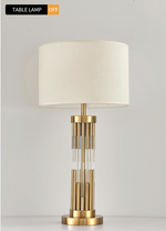 Ancelin Crystal Table Lamp Light- 2 Shapes - Reflect Lighting