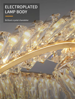 Schafer Barron Gold Crystal Chandelier - Reflect Lighting