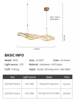 Schafer Barron Gold Crystal Chandelier - Reflect Lighting