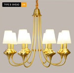 Askanaz Abaz Gold Chandelier- Round/Rectangular