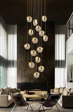 Deira Cashon Gold Staircase Chandelier