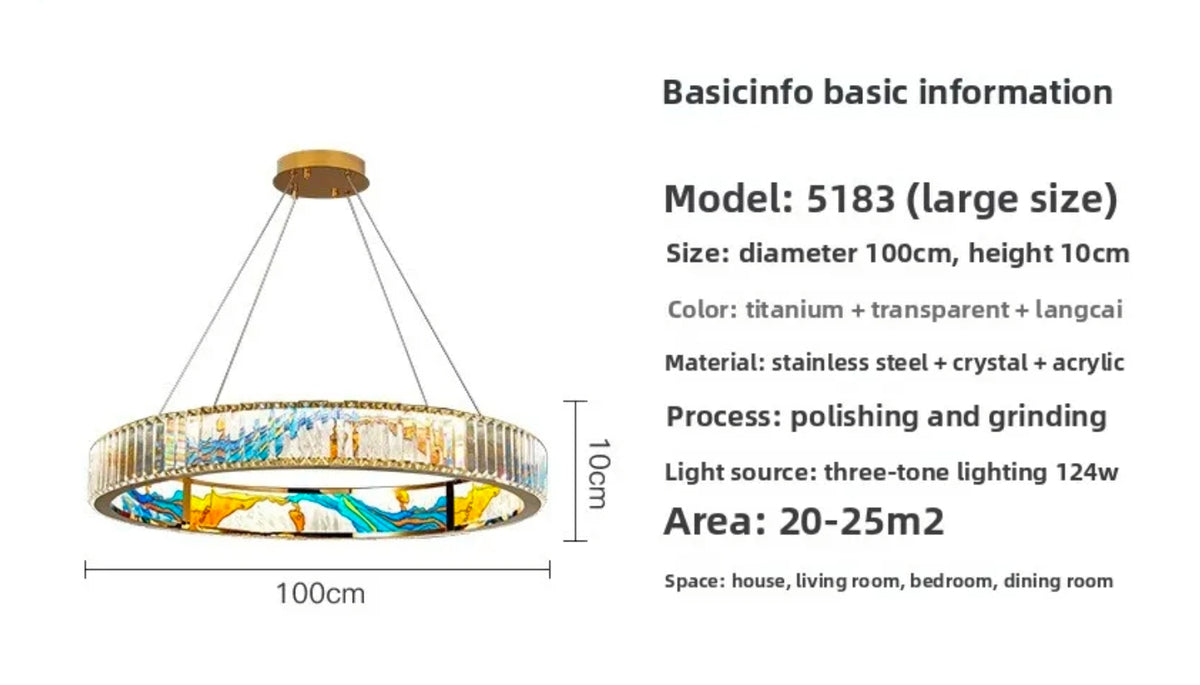 Antaniyah Anjelyn Chandelier- Round/Rectangle