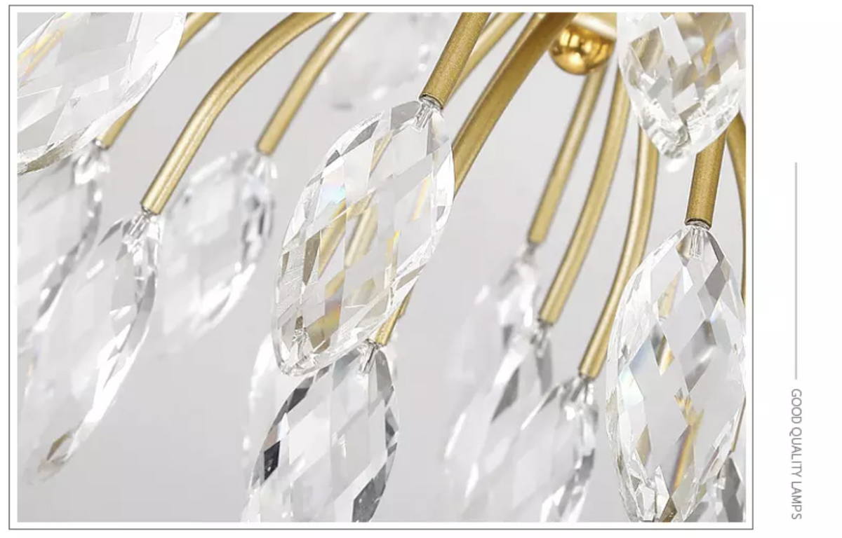 Sherlyn Kelly Gold Sputnik Chandelier - Reflect Lighting