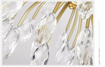 Sherlyn Kelly Gold Sputnik Chandelier - Reflect Lighting