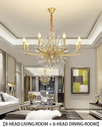 Sherlyn Kelly Gold Sputnik Chandelier - Reflect Lighting