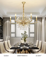 Sherlyn Kelly Gold Sputnik Chandelier - Reflect Lighting