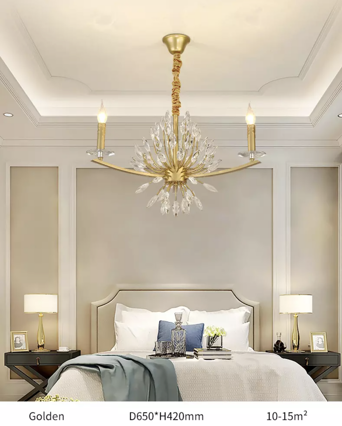 Sherlyn Kelly Gold Sputnik Chandelier - Reflect Lighting