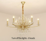 Sherlyn Kelly Gold Sputnik Chandelier - Reflect Lighting
