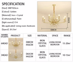 Sherlyn Kelly Gold Sputnik Chandelier - Reflect Lighting