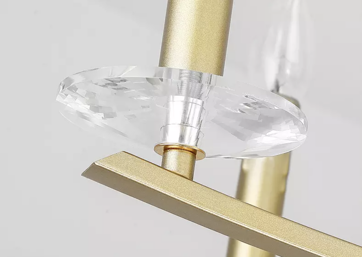 Sherlyn Kelly Gold Sputnik Chandelier - Reflect Lighting