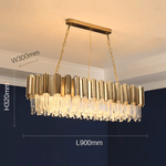 Full Set Gold Crystal Chandelier Light - Reflect Lighting