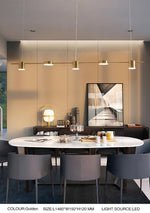 Long Iron Spotlight Black/Gold - Reflect Lighting