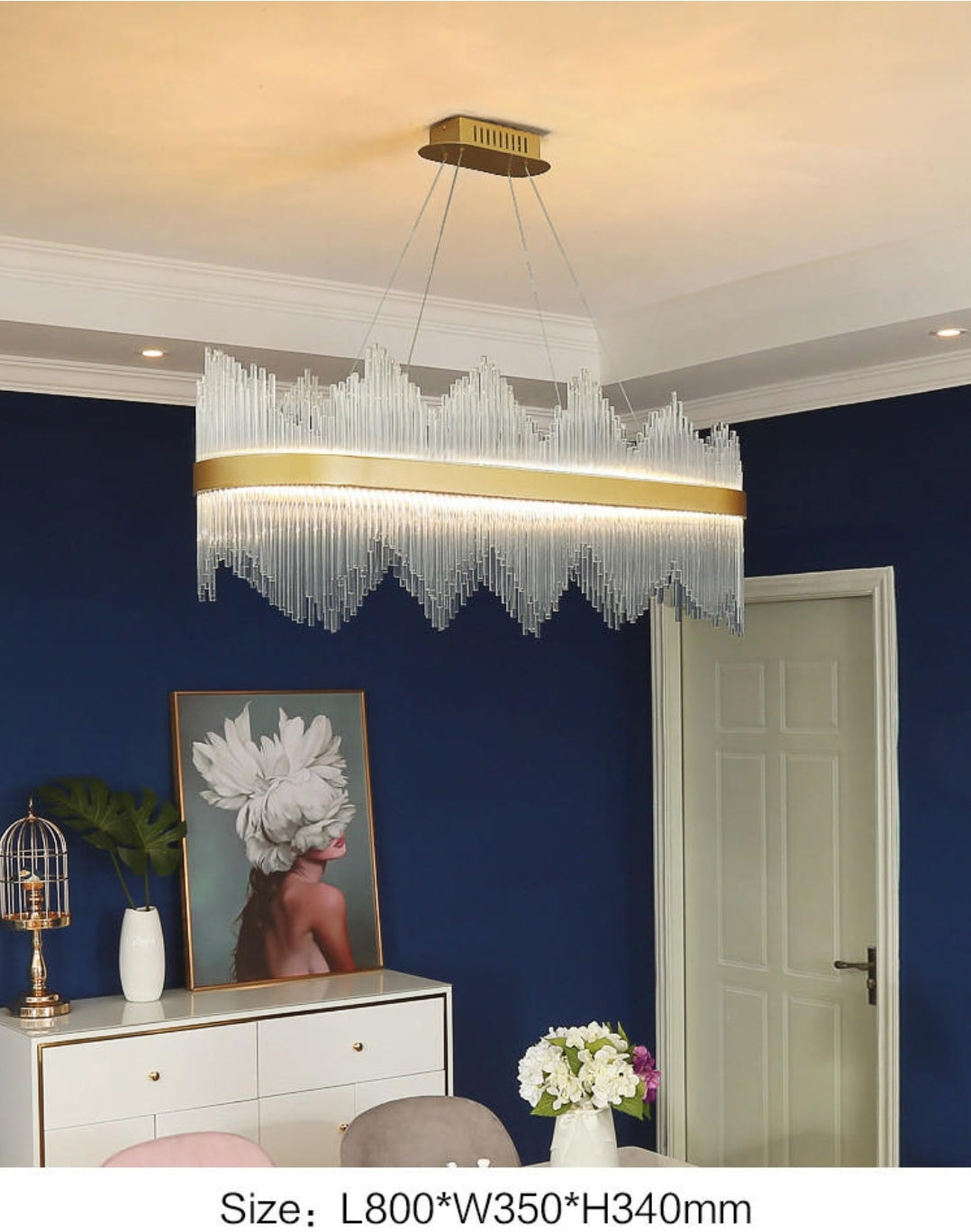 Frozen Ice Crystal Chandelier - Reflect Lighting
