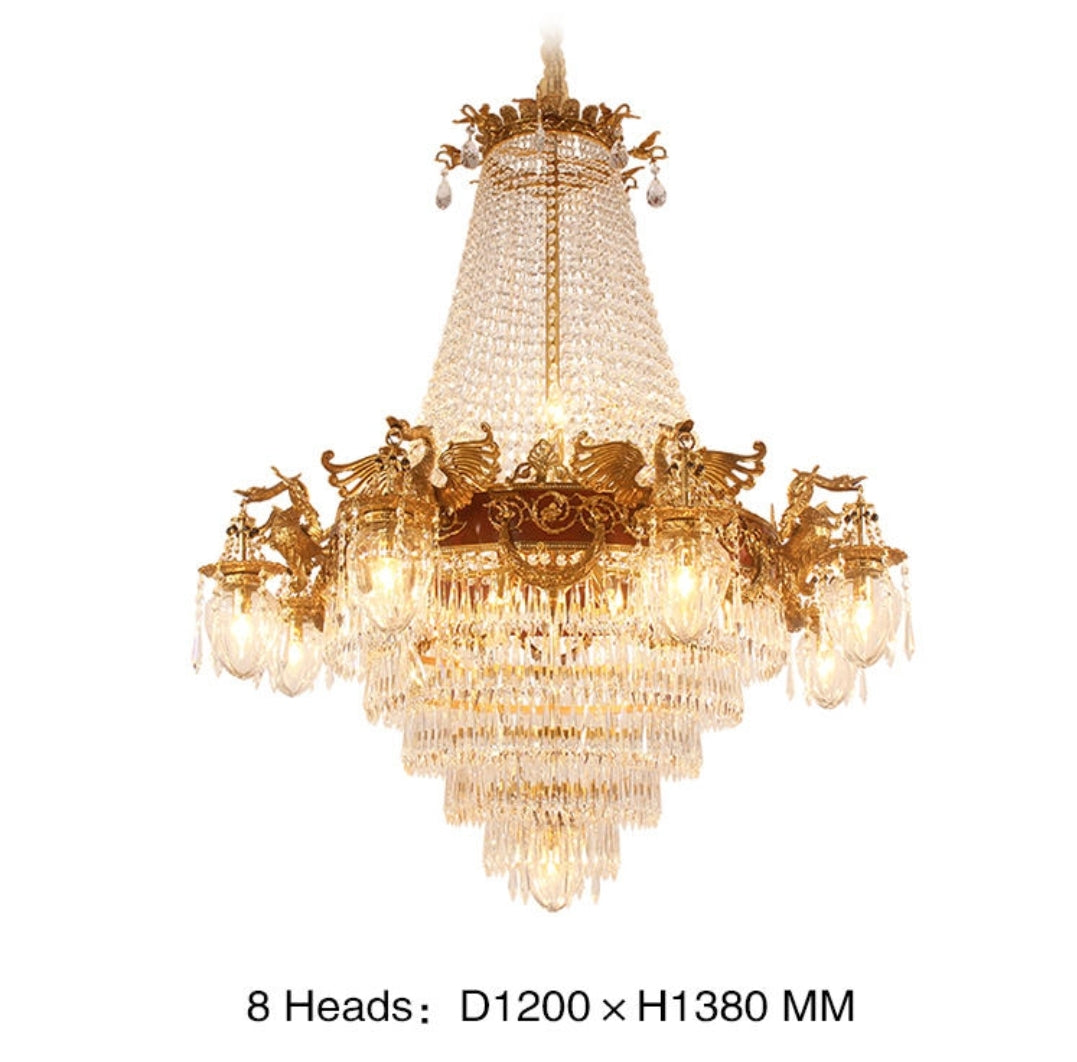 Premium Luxury Hand Detailed Crystal Chandelier - Reflect Lighting