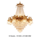 Premium Luxury Hand Detailed Crystal Chandelier - Reflect Lighting