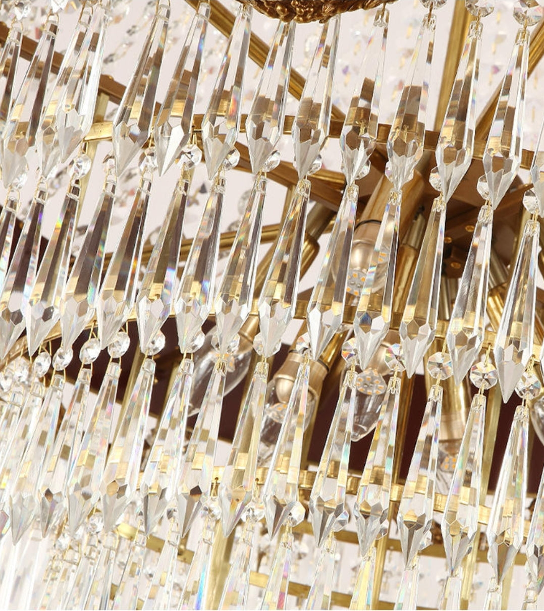 Premium Luxury Hand Detailed Crystal Chandelier - Reflect Lighting