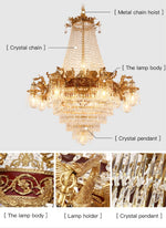 Premium Luxury Hand Detailed Crystal Chandelier - Reflect Lighting