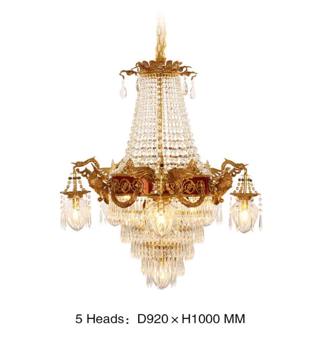 Premium Luxury Hand Detailed Crystal Chandelier - Reflect Lighting