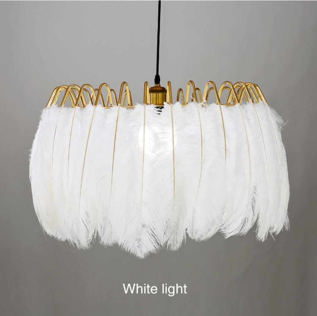 Feather Pendant Lamp-White - Reflect Lighting