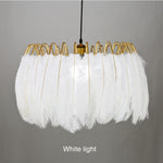 Feather Pendant Lamp-White - Reflect Lighting