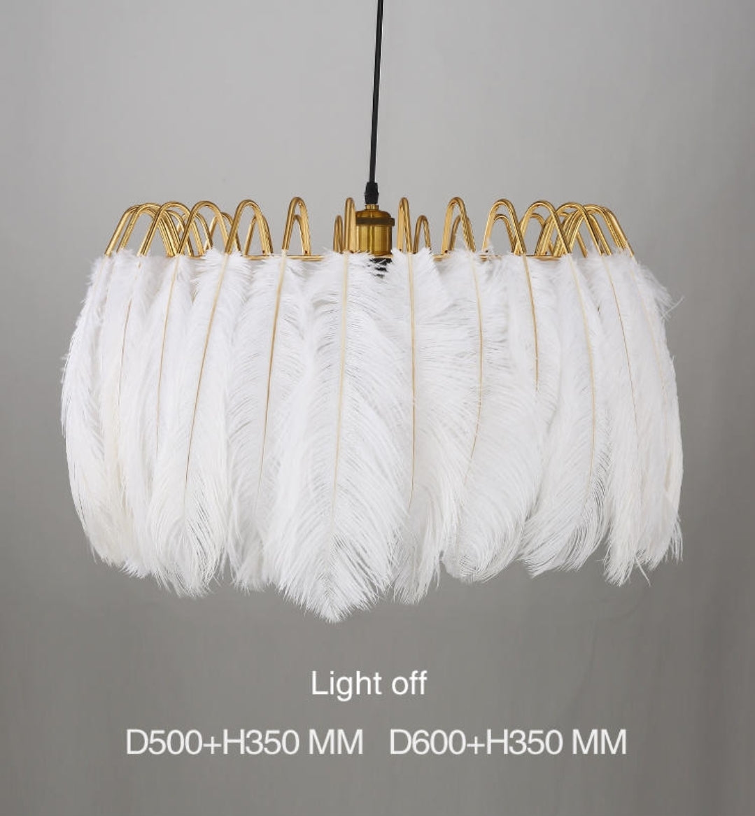 Feather Pendant Lamp-White - Reflect Lighting