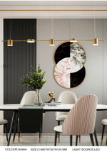 Long Iron Spotlight Black/Gold - Reflect Lighting