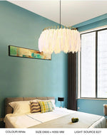 Feather Pendant Lamp-White - Reflect Lighting