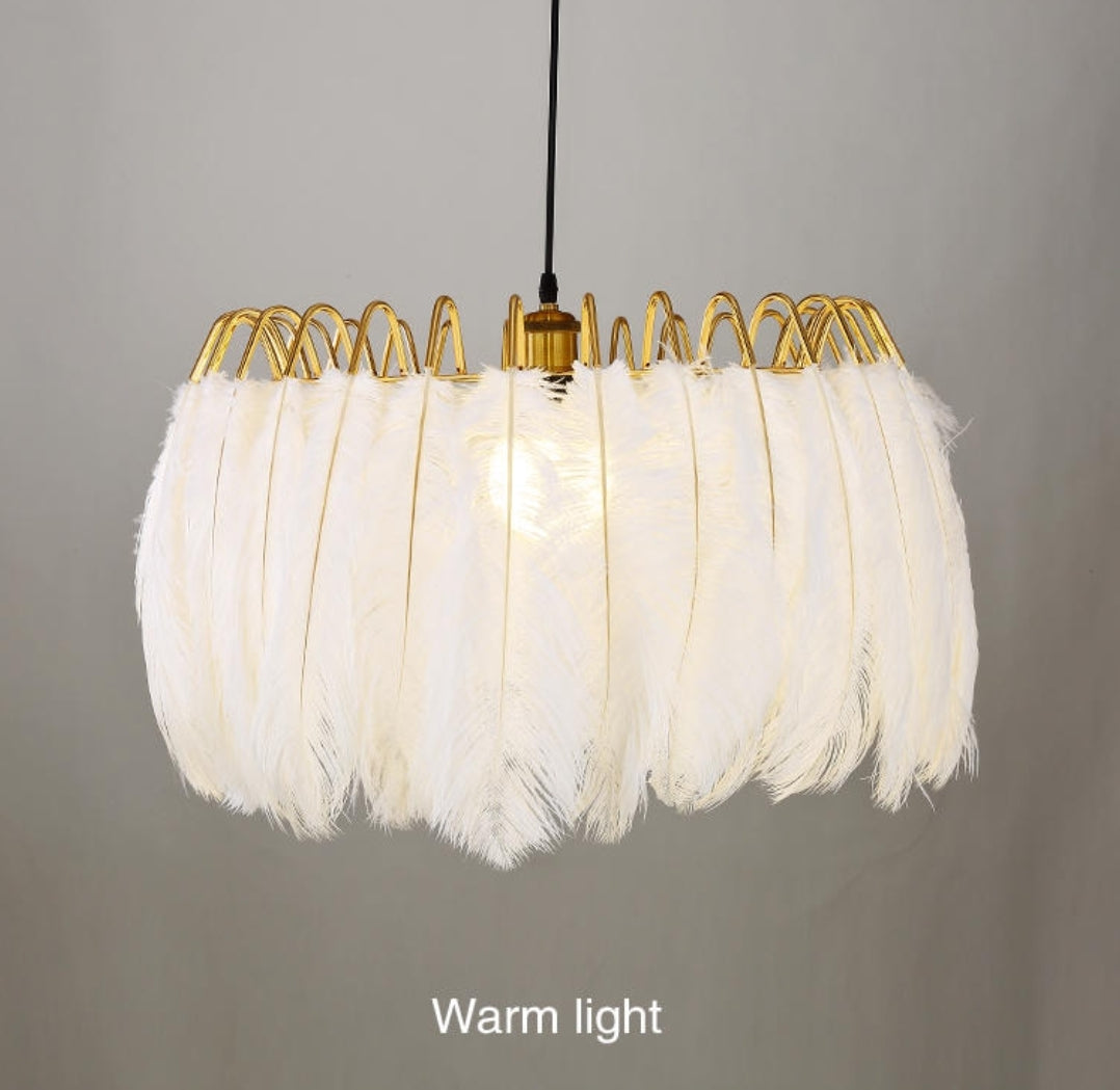 Feather Pendant Lamp-White - Reflect Lighting