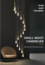 Buchholtz Eisenhauer Gold Staircase Chandelier - Reflect Lighting