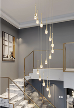 Buchholtz Eisenhauer Gold Staircase Chandelier - Reflect Lighting