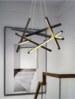 Wanda LED Chandelier Pendant- Gold/ Black/ White - Reflect Lighting