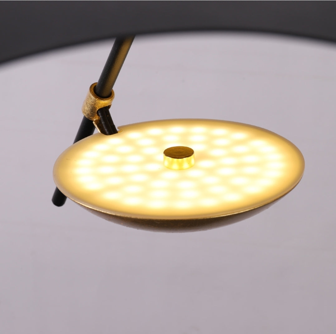 Flying Saucer Chandelier-Black/White - Reflect Lighting