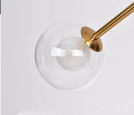 Sputnik Iron & Glass Chandelier/Gold-Black - Reflect Lighting