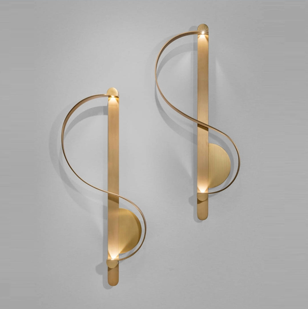 S Cone Copper Wall Lamp - Reflect Lighting